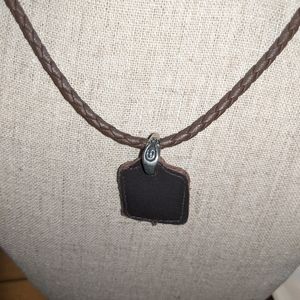 Leather Pendant Necklace